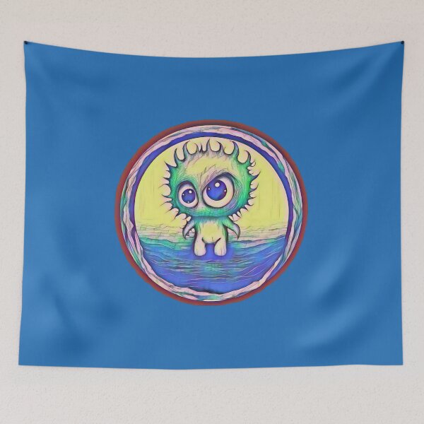 Item preview, Aoi Multicolored pastels color - little monsters collection by Red Siri0 designed and sold by Red Siri0 Art.