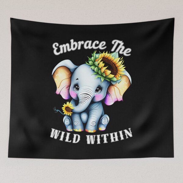 Item preview, Embrace The Wild Within designed and sold by ElephantVibes.