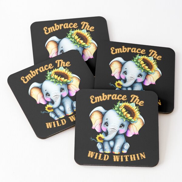 Item preview, Embrace The Wild Within. elephant lover designed and sold by ElephantVibes.