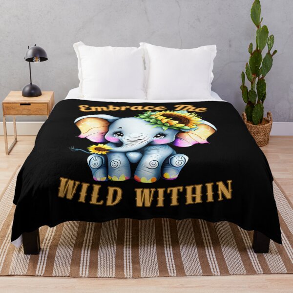 Item preview, Embrace The Wild Within. elephant lover designed and sold by ElephantVibes.