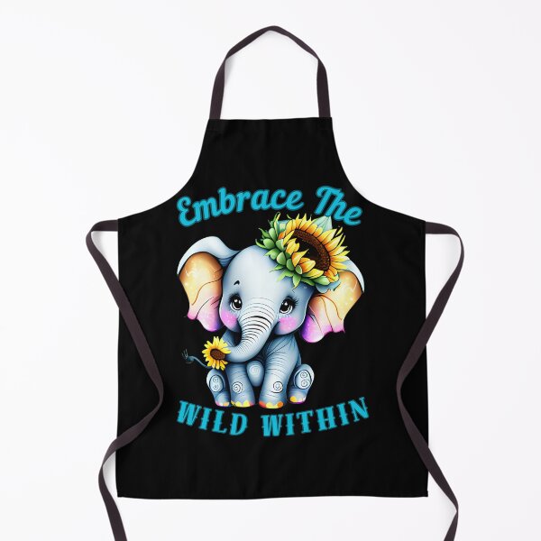 Item preview, Embrace The Wild Within. funny elephant designed and sold by ElephantVibes.