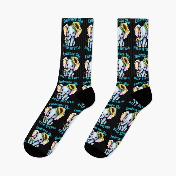 Item preview, Embrace The Wild Within. funny elephant designed and sold by ElephantVibes.