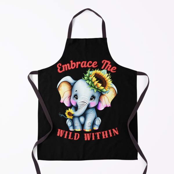 Item preview, Embrace The Wild Within. colorful elephant designed and sold by ElephantVibes.