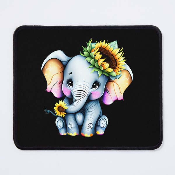 Item preview, Flower Elephant designed and sold by ElephantVibes.