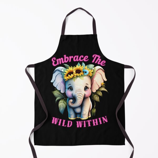 Item preview, Embrace The Wild Within. elephant saying designed and sold by ElephantVibes.