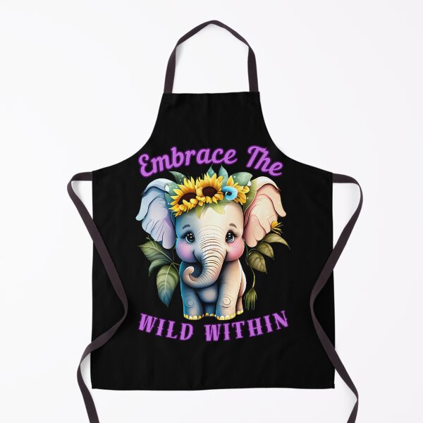 Item preview, Embrace The Wild Within. elephant quote designed and sold by ElephantVibes.
