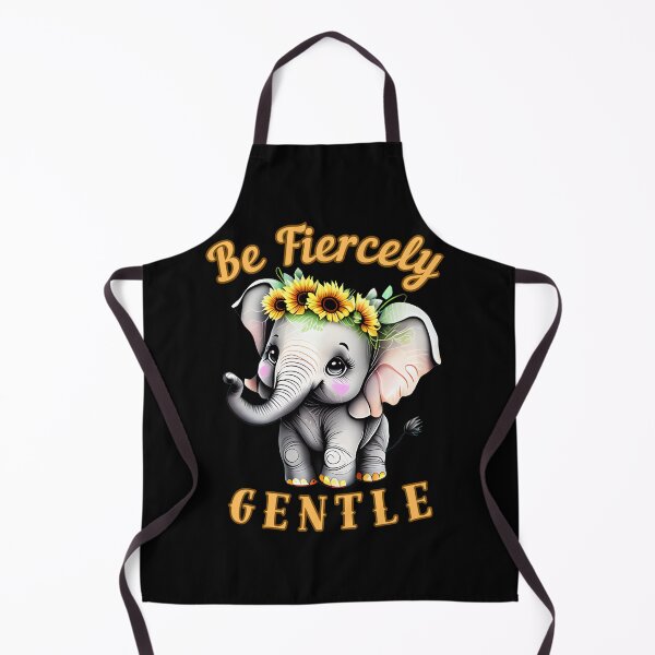 Item preview, Be Fiercely Gentle. elephant lover designed and sold by ElephantVibes.