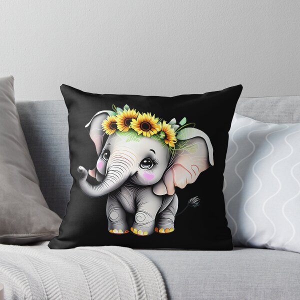 Item preview, Flower Elephant designed and sold by ElephantVibes.