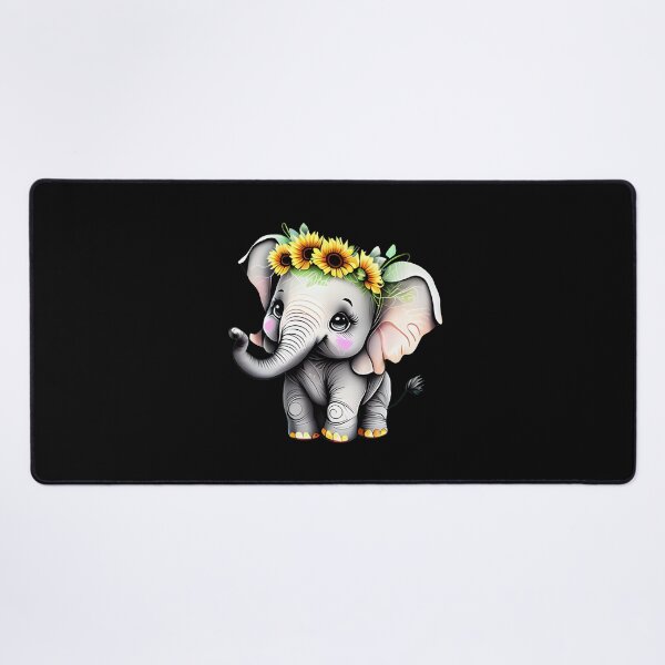 Item preview, Flower Elephant designed and sold by ElephantVibes.