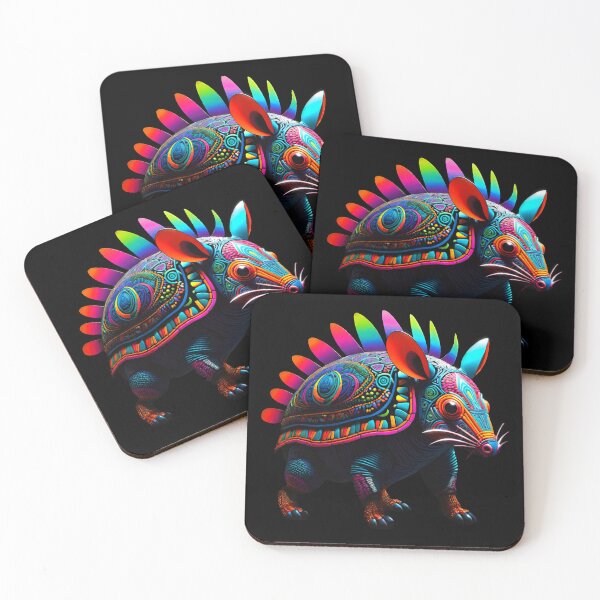 Item preview, Alebrije armadillo  designed and sold by Floradigital.