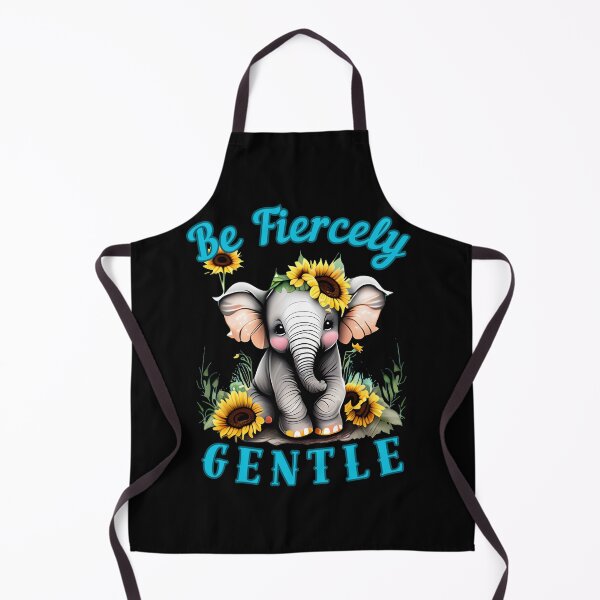 Item preview, Be Fiercely Gentle. adorable elephant designed and sold by ElephantVibes.