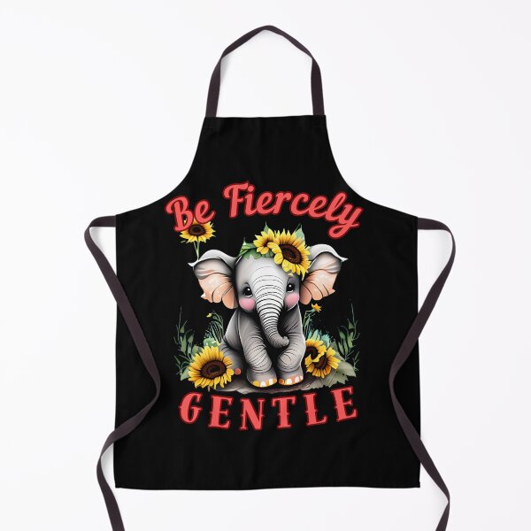 Item preview, Be Fiercely Gentle. happy elephant designed and sold by ElephantVibes.
