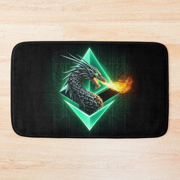 Item preview, Ethereum Crypto Currency Dragon  designed and sold by DinoKate.