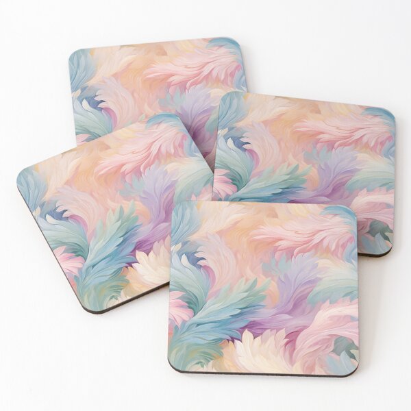 Item preview, Whimsical Acanthus Leaves- Pastel Floral Pattern designed and sold by HAL2501.