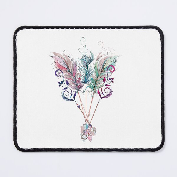 Item preview, Colorful and cute Watercolor Feathers Arrows Beautiful Feathers  designed and sold by InnaMGraphic.