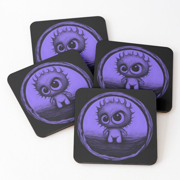 Item preview, Aoi Multicolored Purple - little monsters collection by Red Siri0 designed and sold by Red Siri0 Art.