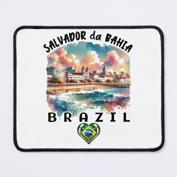 Item preview, Salvador da Bahia Brazil Water Color Art T-Shirt designed and sold by SambaStyles.