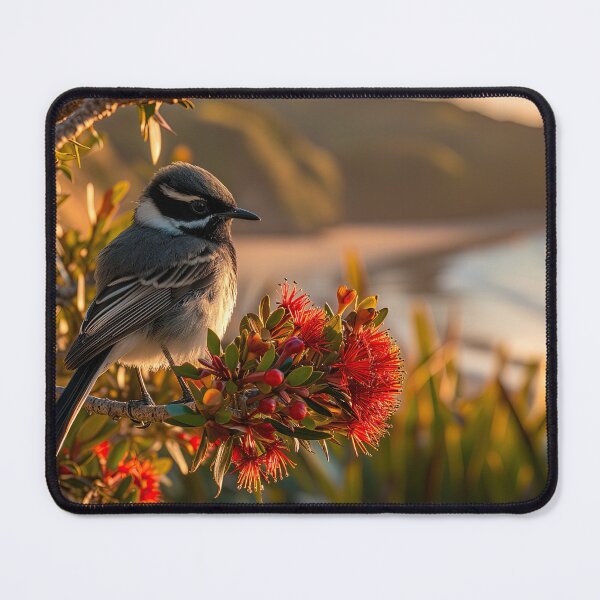 Item preview, Pīwakawaka in the Pohutakawa designed and sold by TheOosh.