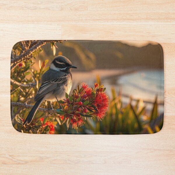 Item preview, Pīwakawaka in the Pohutakawa designed and sold by TheOosh.