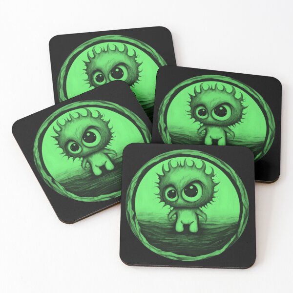 Item preview, Aoi Green multicolored - little monsters collection by Red Siri0 designed and sold by Red Siri0 Art.