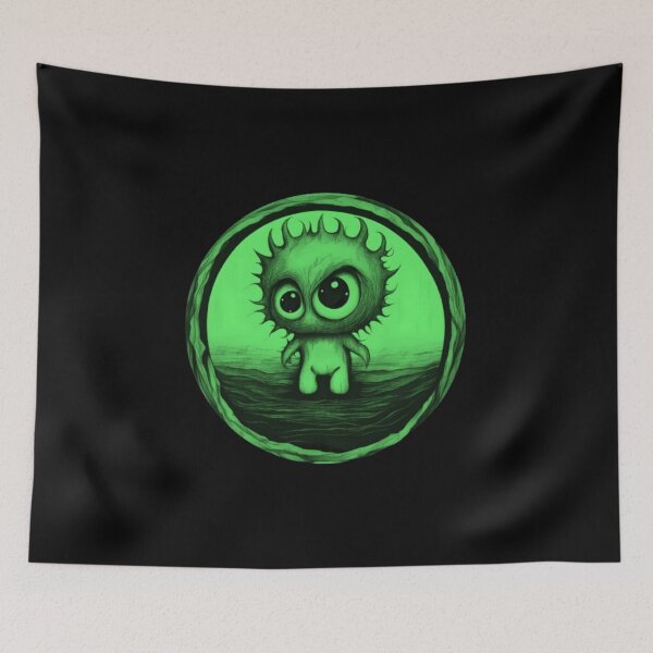 Item preview, Aoi Green multicolored - little monsters collection by Red Siri0 designed and sold by Red Siri0 Art.
