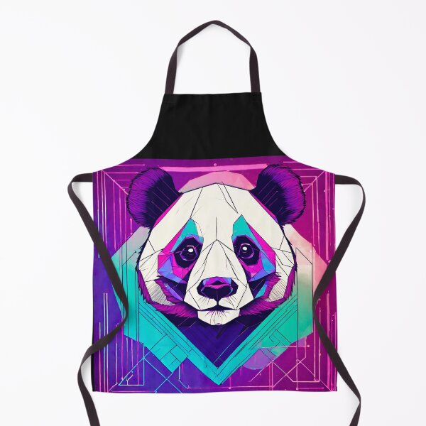 Artikelvorschau, Neongeometrischer Panda entworfen und verkauft von SweetsAndSavary.