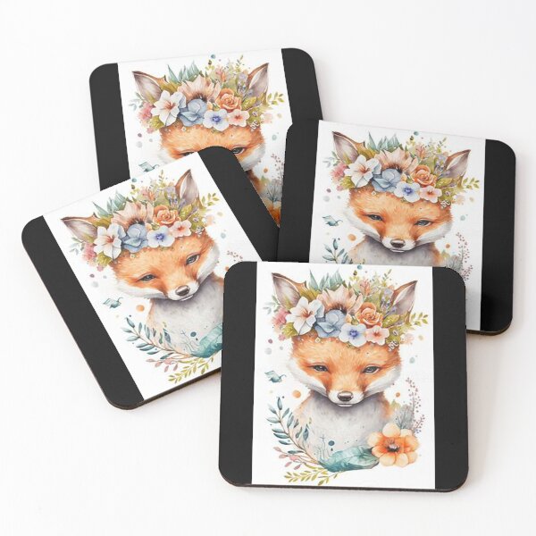 Item preview, FLORAL WATERCOLOR WOLF COLORFUL. designed and sold by Sanny88.
