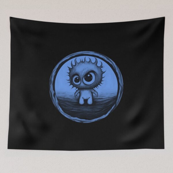Item preview, Aoi blue multicolored - little monsters collection by Red Siri0 designed and sold by Red Siri0 Art.
