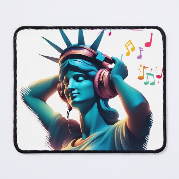 Item preview, New York's Rocking, Liberty Statue Turn DJ, Statue Liberty's Rocking, Statue Liberty's Listening To Music designed and sold by sunset-capturer.