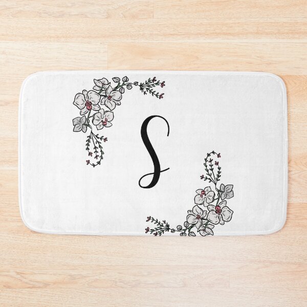 Item preview, The Letter "S" With White Flowers. designed and sold by LisaDesigns323.
