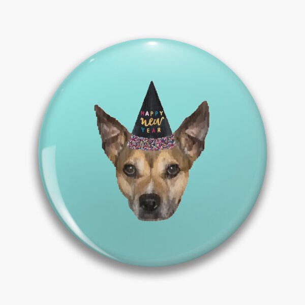 Item preview, Happy New Year Party Dog designed and sold by calliew1217.
