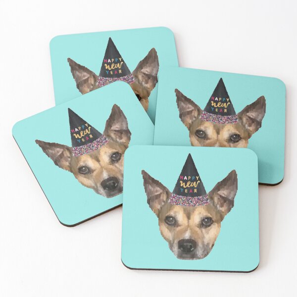 Item preview, Happy New Year Party Dog designed and sold by calliew1217.