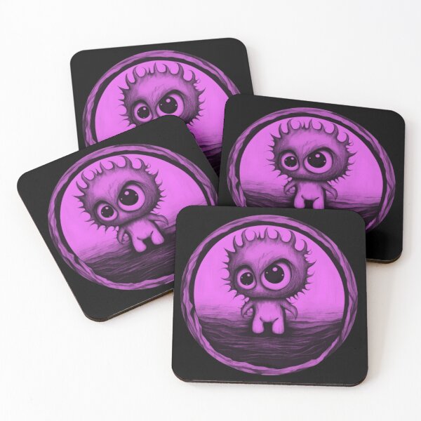 Item preview, Aoi pink multicolored - little monsters collection by Red Siri0 designed and sold by Red Siri0 Art.