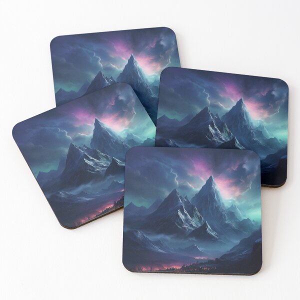 Item preview, Fantasy Landscape - Inspiring Mountain Peaks  designed and sold by Fantasy Masterpiece.