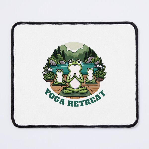 Item preview, Yoga Retreat: Serene Frog Meditation designed and sold by Upetees.