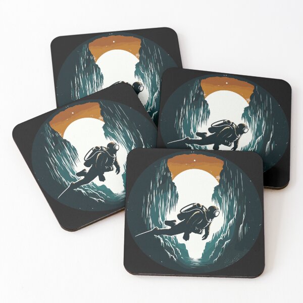 Item preview, Vintage Cave Diving Adventure designed and sold by TomFrontierArt.