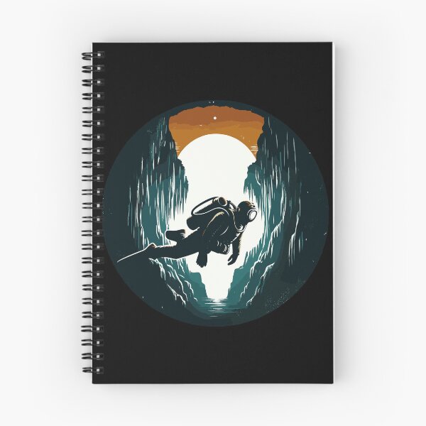 Item preview, Vintage Cave Diving Adventure designed and sold by TomFrontierArt.