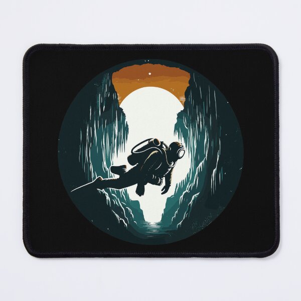 Item preview, Vintage Cave Diving Adventure designed and sold by TomFrontierArt.