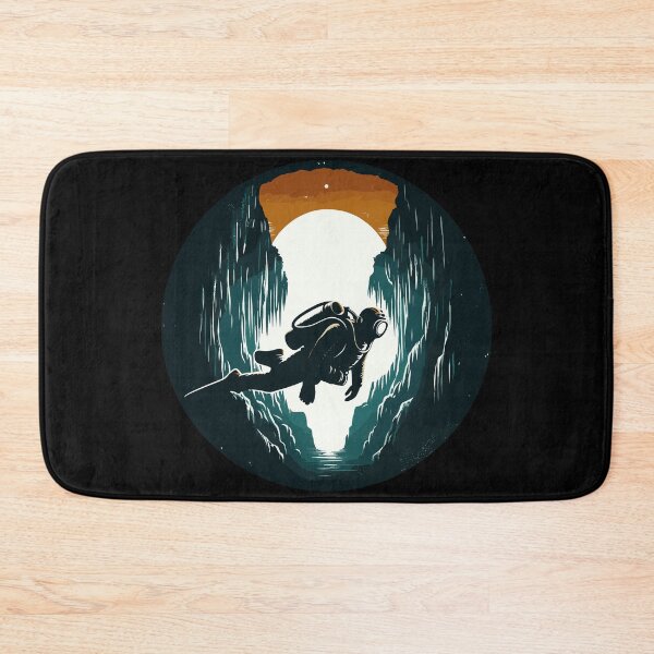 Item preview, Vintage Cave Diving Adventure designed and sold by TomFrontierArt.