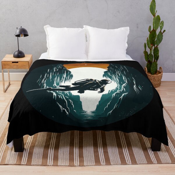 Item preview, Vintage Cave Diving Adventure designed and sold by TomFrontierArt.