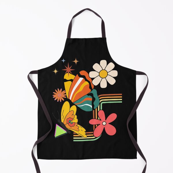 Artikelvorschau, Stilikonen der 70er Jahre mit farbenfrohem Blumendesign entworfen und verkauft von EarthArtDesigns.