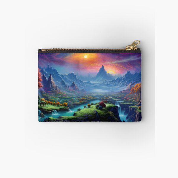 Item preview, Fantasy Landscape - Double Sunrise Valley designed and sold by Fantasy Masterpiece.