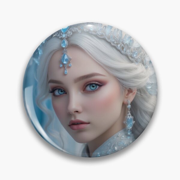 Item preview, Glacial Elegance 1: The Enchanting Portrait of an Ice Warrior designed and sold by Kumahimeco.