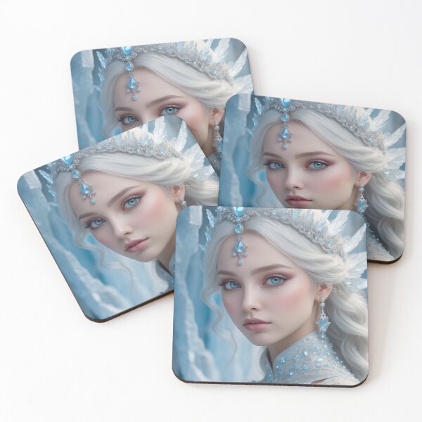 Item preview, Glacial Elegance 1: The Enchanting Portrait of an Ice Warrior designed and sold by Kumahimeco.