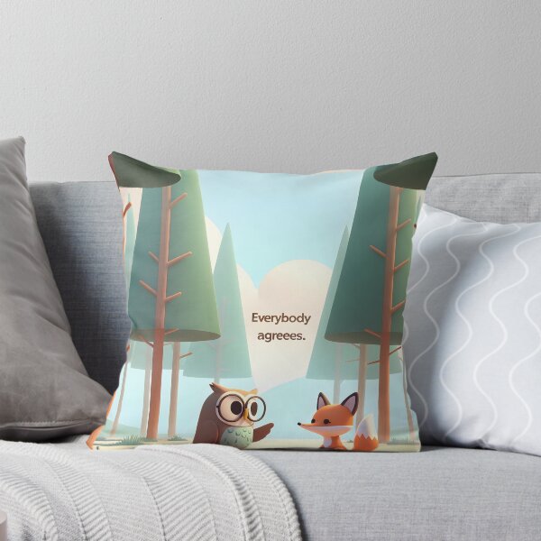 Item preview, Forest Friends, Owl and Fox Harmony designed and sold by inkArtistryfine.