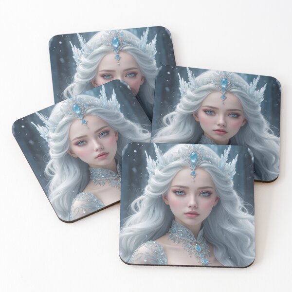 Item preview, Glacial Elegance 2: The Enchanting Portrait of an Ice Warrior designed and sold by Kumahimeco.