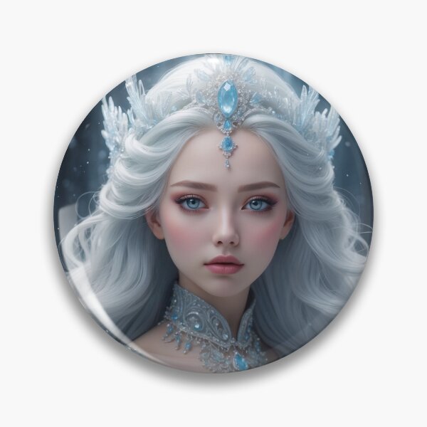 Item preview, Glacial Elegance 2: The Enchanting Portrait of an Ice Warrior designed and sold by Kumahimeco.