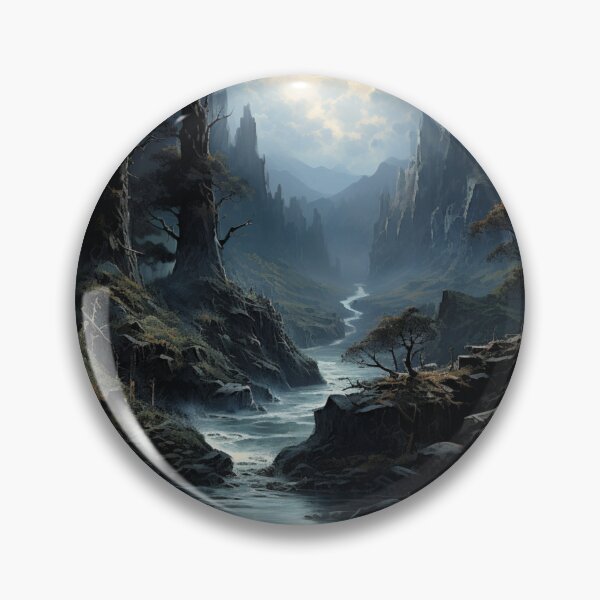 Item preview, Dark Fantasy Landscape - Moonlit Mire designed and sold by Fantasy Masterpiece.
