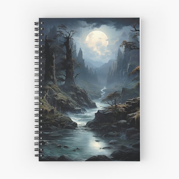 Item preview, Dark Fantasy Landscape - Moonlit Mire designed and sold by Fantasy Masterpiece.