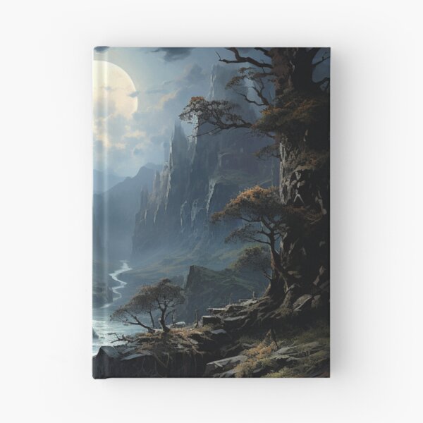 Item preview, Dark Fantasy Landscape - Moonlit Mire designed and sold by Fantasy Masterpiece.